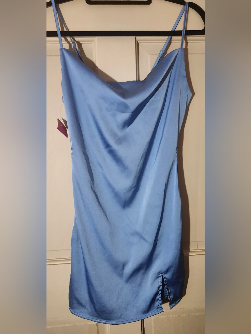 SHEIN Light Blue Mini Dress